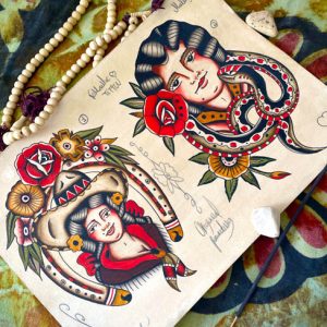 Tatuador experto en tatuajes de folclore