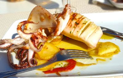 Calamar a la plancha