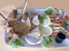 Centolla cocida mariscos en Estepona