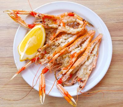 Cigalas a la Plancha