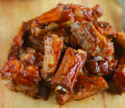 Costillas de cerdo asadas en Estepona