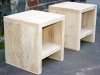 Juego de mesitas de noche de Madera