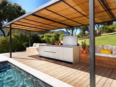 Muebles de Cocina Exterior para Terraza en Sotogrande
