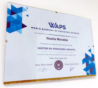 Podóloga Master en Podología Infantil