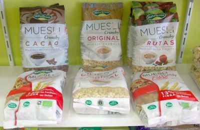Muesli y cereales biológicos en Estepona
