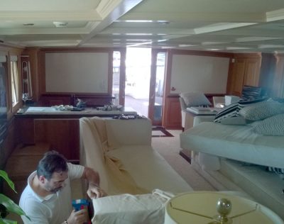 Tapicería náutica interior sofá Estepona